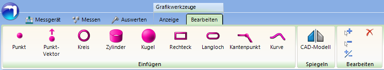 Hilfselement einfügen