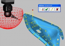 Ausgebautes Offline Programmiersystem GRIPS für Geometrie und Freiformflächen